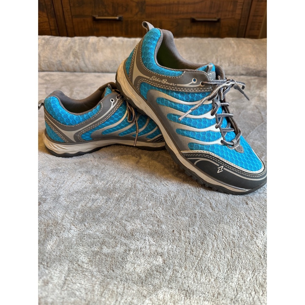 Eddie Bauer Blue Trail Running Shoes‎ Lightweight Active Sneakers